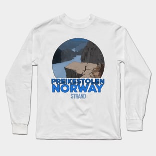 Preikestolen Strand Norway Long Sleeve T-Shirt